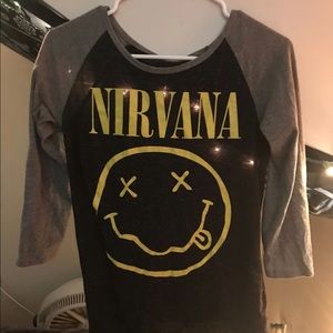 NIRVANA BASEBALL TEE